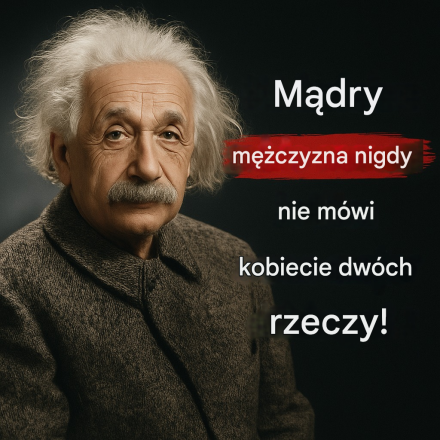 Albert Einstein: Czego mądry mężczyzna nigdy nie mówi kobiecie