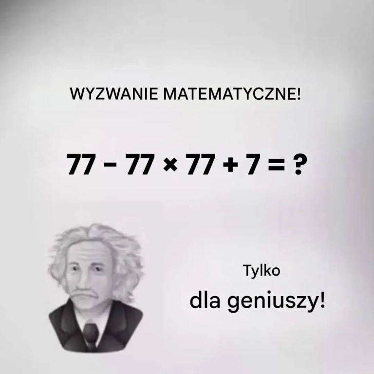 Czy potrafisz rozwiązać ten test bez kalkulatora?