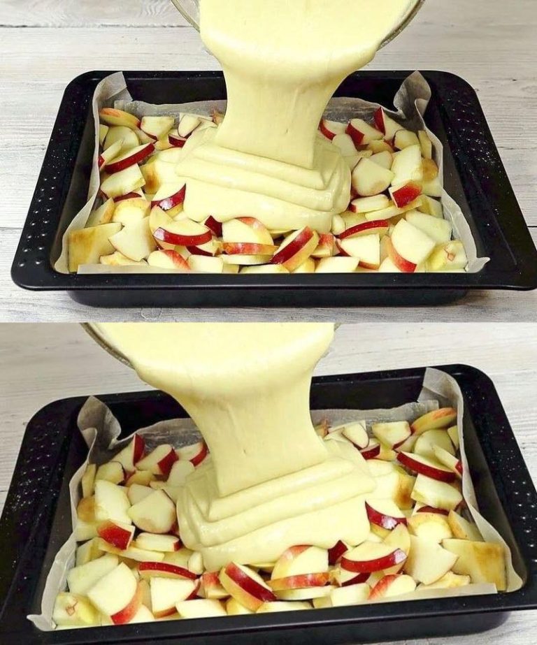 Ultra pyszny placek jabłkowy gotowy w 10 minut, rozpływa się w ustach