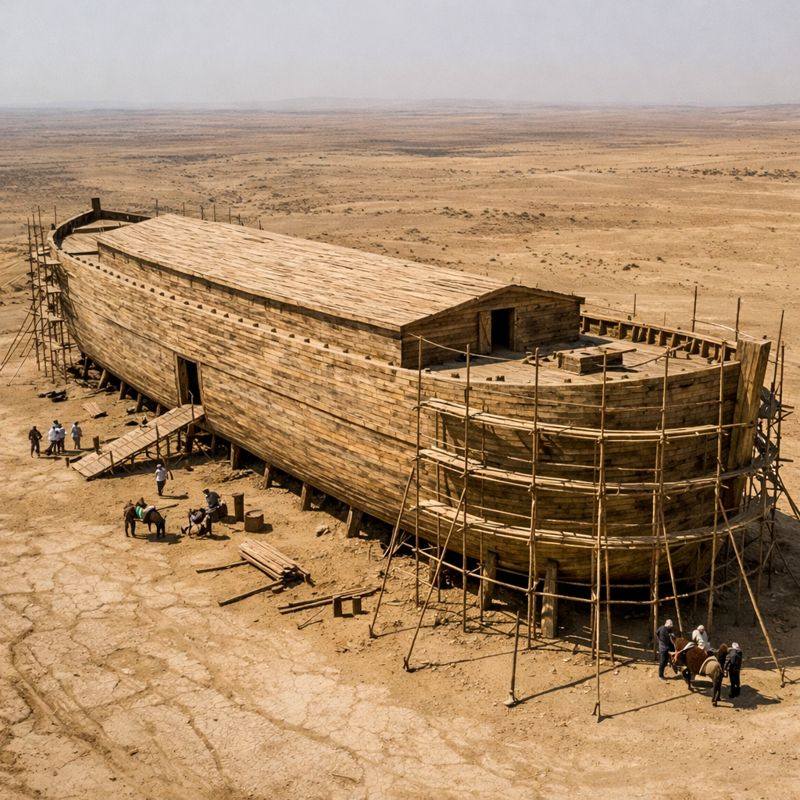 Jak naprawdę zbudowano Arkę Noego — ujawniono każdy szczegół