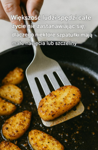 Większość ludzi spędzi całe życie nie zastanawiając się, dlaczego niektóre szpatułki mają małe nacięcia lub szczeliny