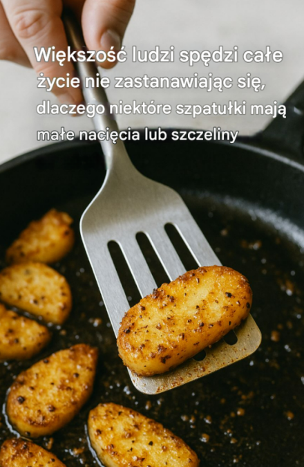 Większość ludzi spędzi całe życie nie zastanawiając się, dlaczego niektóre szpatułki mają małe nacięcia lub szczeliny