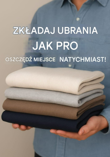 Składaj ubrania jak profesjonalista: oszczędzaj miejsce natychmiast