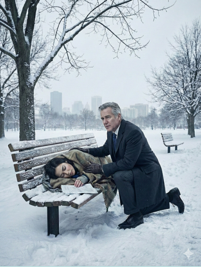 Zwolnił ją za pięć minut spóźnienia – ale kiedy znalazł ją śpiącą na ulicy z długiem szpitalnym swojej matki, wszystko się zmieniło