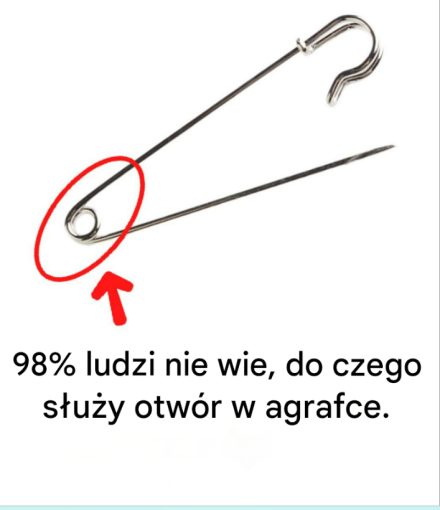 Do czego służy mały otwór w szpilce?