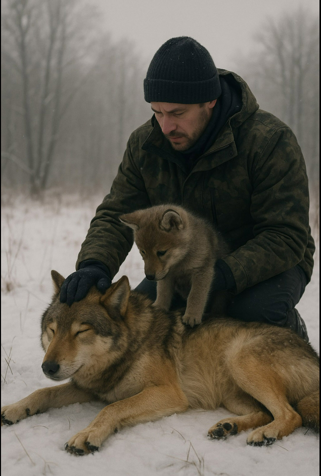 Pewien mężczyzna uratował ranną wilczycę i jej młode, nieświadomy tego, co wydarzy się następnego dnia. Kiedy w końcu to zrobił, cała wioska była przerażona tą sceną.