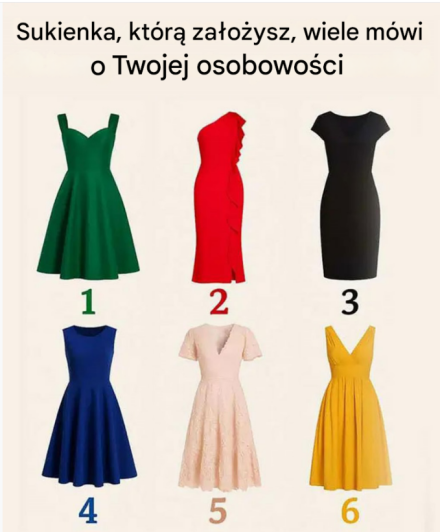 Sukienka, którą założysz, wiele mówi o Twojej osobowości