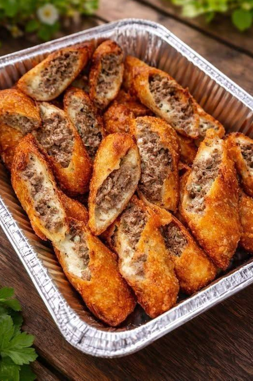 Sajgonki z serem i stekiem z Filadelfii