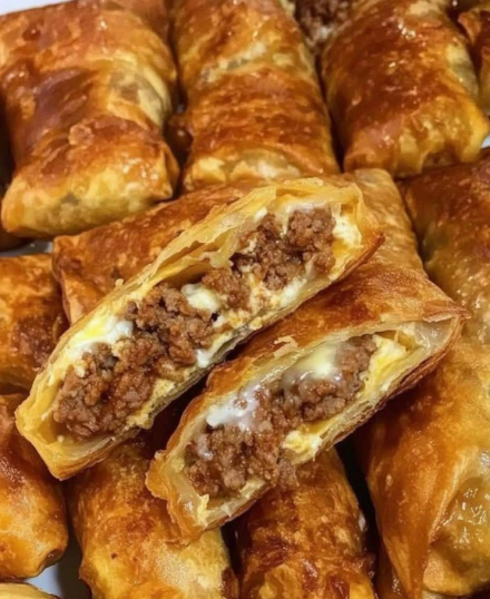 Sajgonki z serem i stekiem z Filadelfii