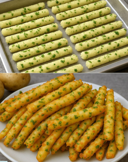 Chrupiące i lekkie paluszki ziemniaczane: przepis bez smażenia, który uratuje dzień