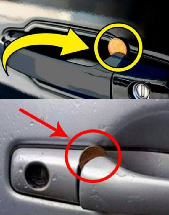 Hier erfahren Sie, był es bedeutet, kiedy Sie einen Penny im Türgriff Ihres Autos założony