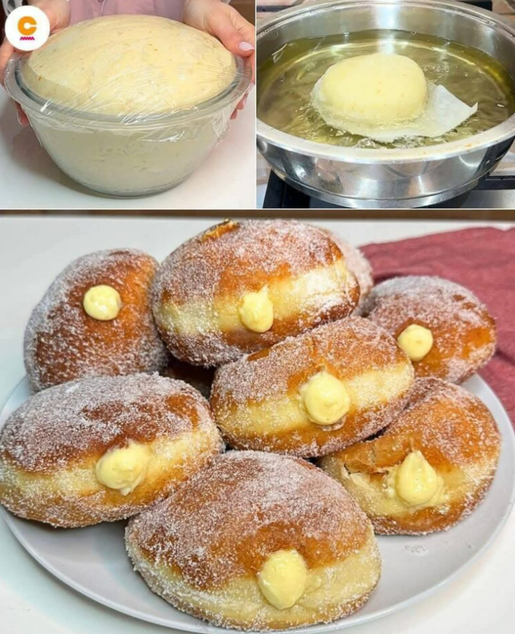 Kremowe smażone bomby: idealna chrupiąca i ciągnąca się przekąska