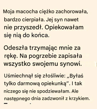 Dzień po pogrzebie nic już nie było takie samo