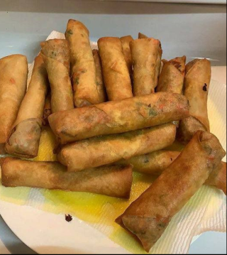 Wegańska filipińska lumpia