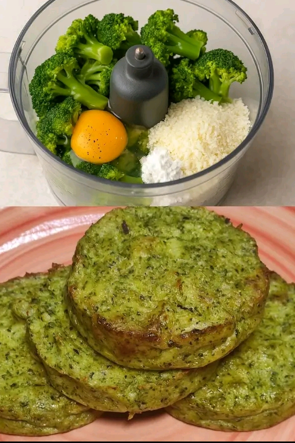 Pieczone medaliony z brokułów