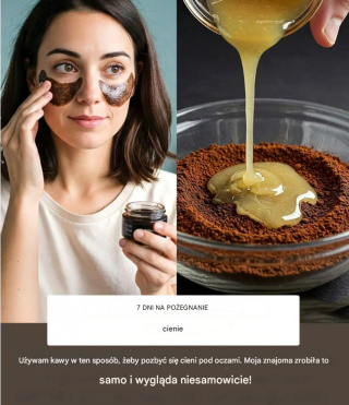 Jak naturalnie pozbyć się cieni pod oczami za pomocą kawy