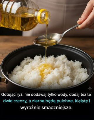 Gotując ryż, nie dodawaj tylko wody, dodaj też te dwie rzeczy, a ziarna będą pulchne, kleiste i wyraźnie smaczniejsze.