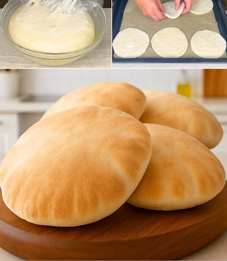 Przepis na chleb arabski z 4 składników: miękki, puszysty i łatwy do zrobienia w domu