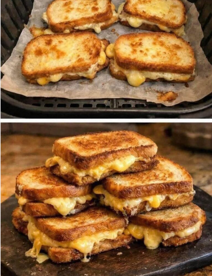 Kanapki z serem grillowanym w air-fryerze