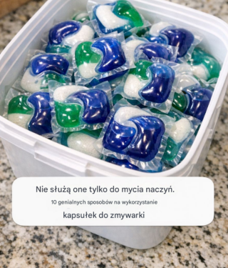 Nie tylko do mycia naczyń: 10 genialnych sposobów na wykorzystanie kapsułek do zmywarki