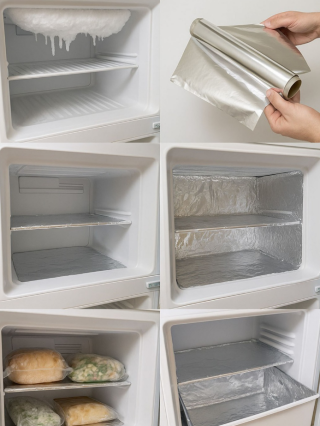 Folia aluminiowa w zamrażarce: prosta wskazówka, jak zaoszczędzić pieniądze