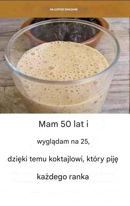 Mam 50 lat i ciało 25-latki dzięki temu koktajlowi, który piję każdego ranka