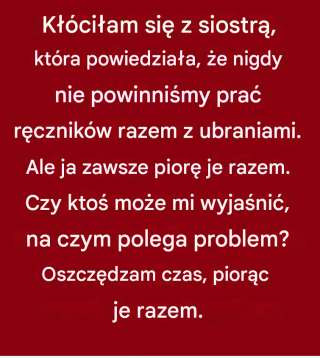 Prawda o praniu ręczników i ubrań razem