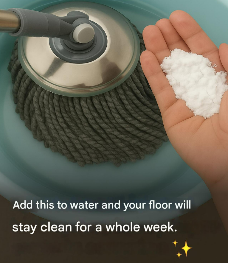 Dodaj ten składnik do wiadra, a Twoje podłogi pozostaną czyste przez cały tydzień.