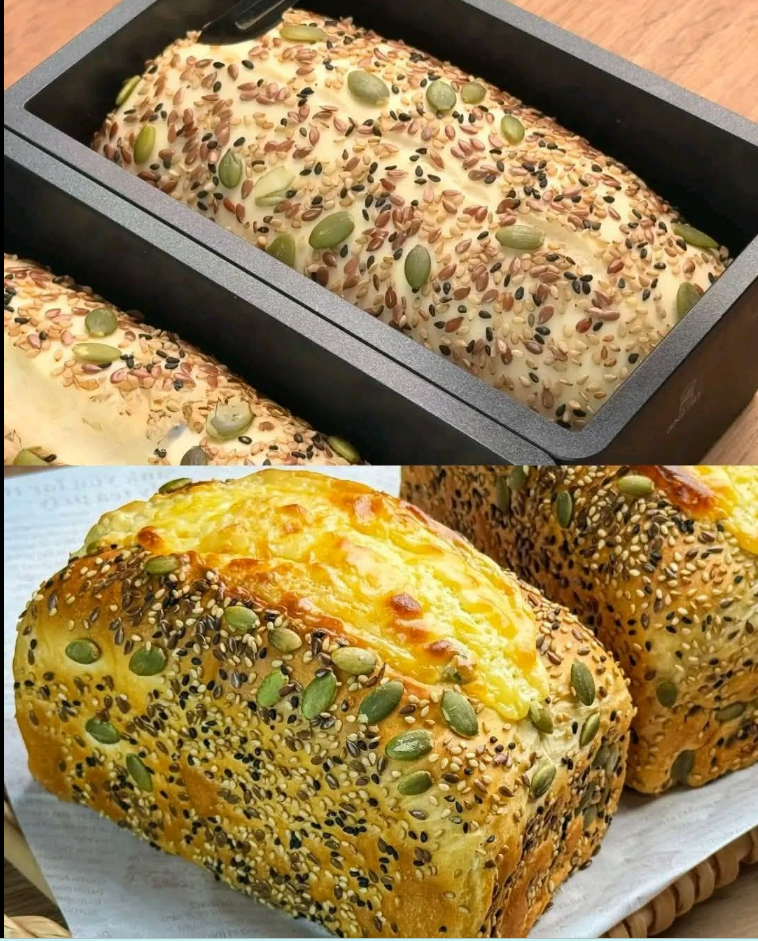 Chleb z serem śmietankowym i żurawiną z sosem maślanym