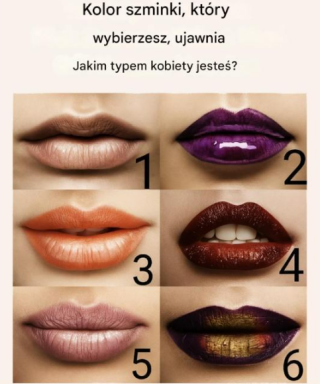 Kolor szminki, który wybierzesz, ujawnia, jakim typem kobiety jesteś.