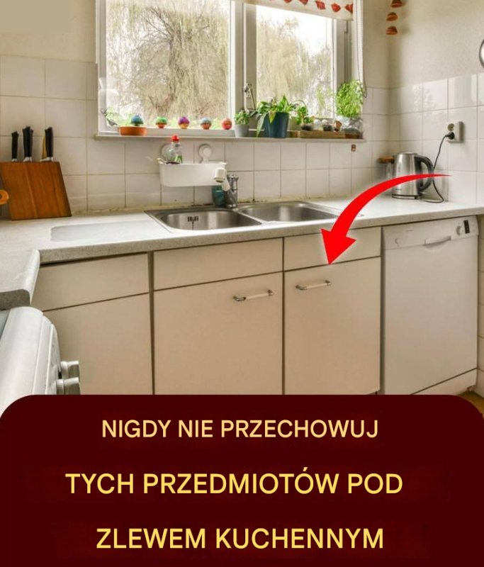 5 przedmiotów, których nigdy nie należy umieszczać pod zlewem w kuchni