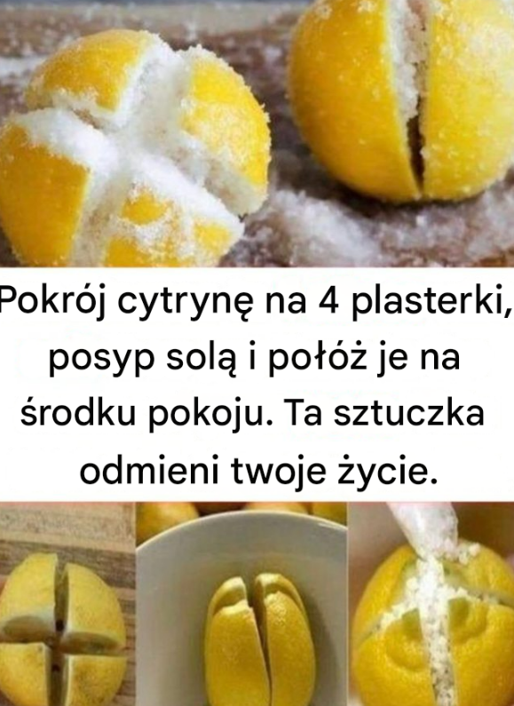 Korzyści z położenia pokrojonej cytryny w pobliżu łóżka — naturalny sposób na dobre samopoczucie w nocy