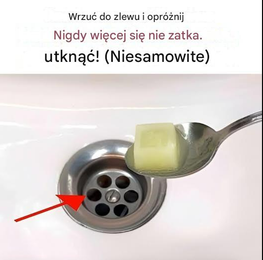 Wrzuć idź do zlewu, a Twój odpływ nigdy więcej się nie zatka!