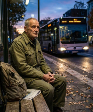 „Pewien weteran czekał codziennie na tym samym przystanku autobusowym. Kiedy w końcu zapytałem, dlaczego nigdy nie wsiadł, odpowiedział jednym słowem, które wciąż mnie prześladuje”.