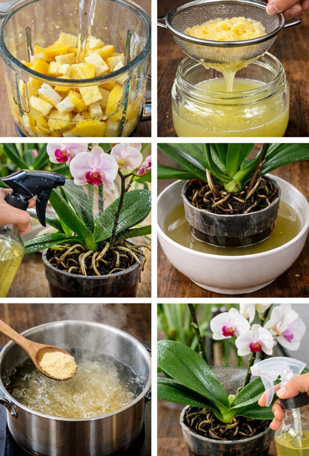 Jeśli tylko będzie cytryna, orchidea natychmiast wypuści mnóstwo pąków i będzie kwitnąć wiecznie