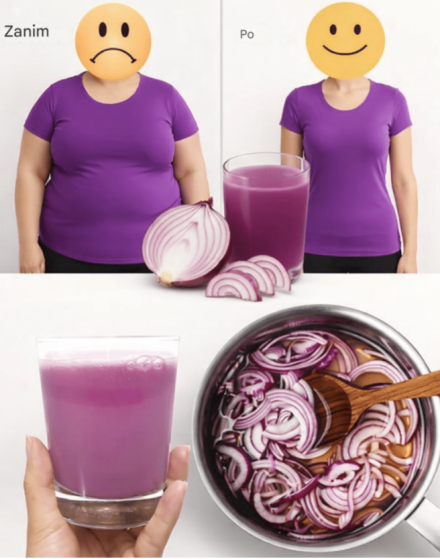 Niesamowity napój z fioletowej cebuli, który pomaga naturalnie spalać tłuszcz z brzucha