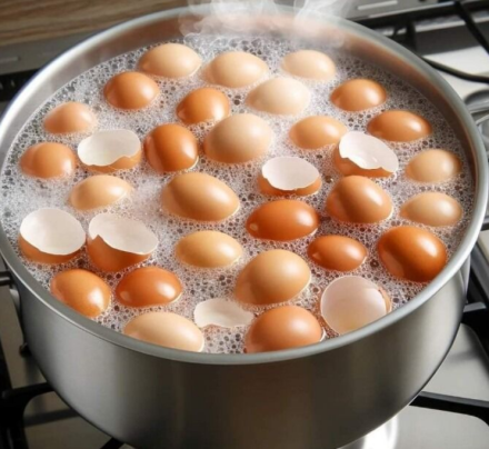 Przestań je wyrzucać. Ugotuj skorupki jajek i pożegnaj się z… Pokaż więcej