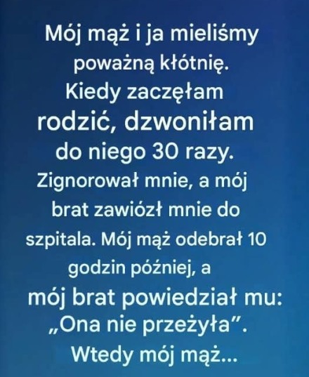 Noc, w której wszystko się zmieniło: jak cud w sali porodowej przywrócił miłość do życia