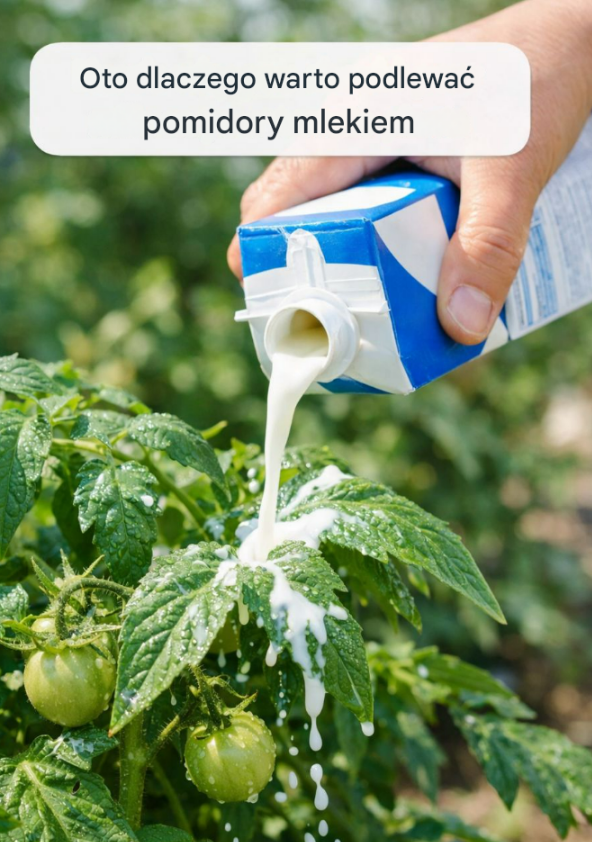 Oto dlaczego warto podlewać pomidory mlekiem