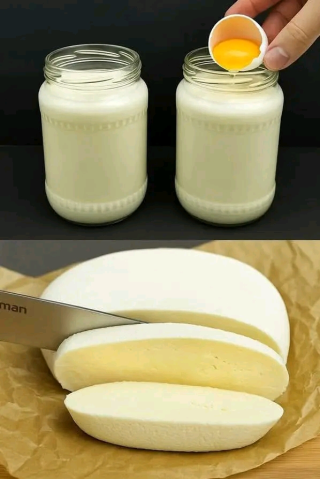 1 kg sera i tylko 2 litry mleka!Nie potrzeba octu ani kwasu cytrynowegoSkładniki:Mleko: 2 litry (8,5 filiżanki), kupione w supermarkecieSól: 1 łyżkaJajka: 4 dużeJogurt: 200 g (7 uncji)Podam przepis w zamian za proste „dziękuję”.