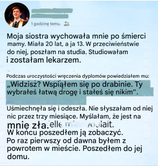 Podczas uroczystości ukończenia szkoły nazwałam moją siostrę nic nieznaczącą osobą — trzy miesiące później weszłam do jej pokoju i zamarłam.