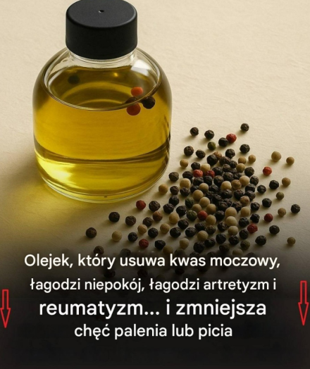 Olejek, który usuwa kwas moczowy z krwi, leczy lęk, przewlekłe zapalenie stawów, reumatyzm i powstrzymuje chęć sięgnięcia po papierosy i alkohol