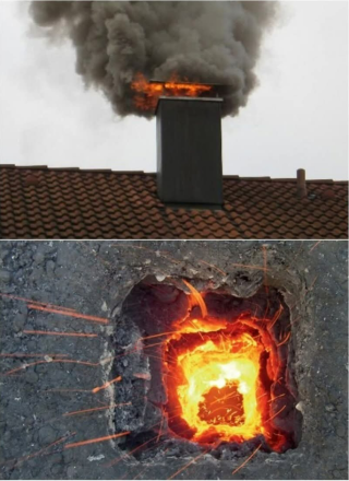 Co zrobić, jeśli sadza zapali się w kominie?