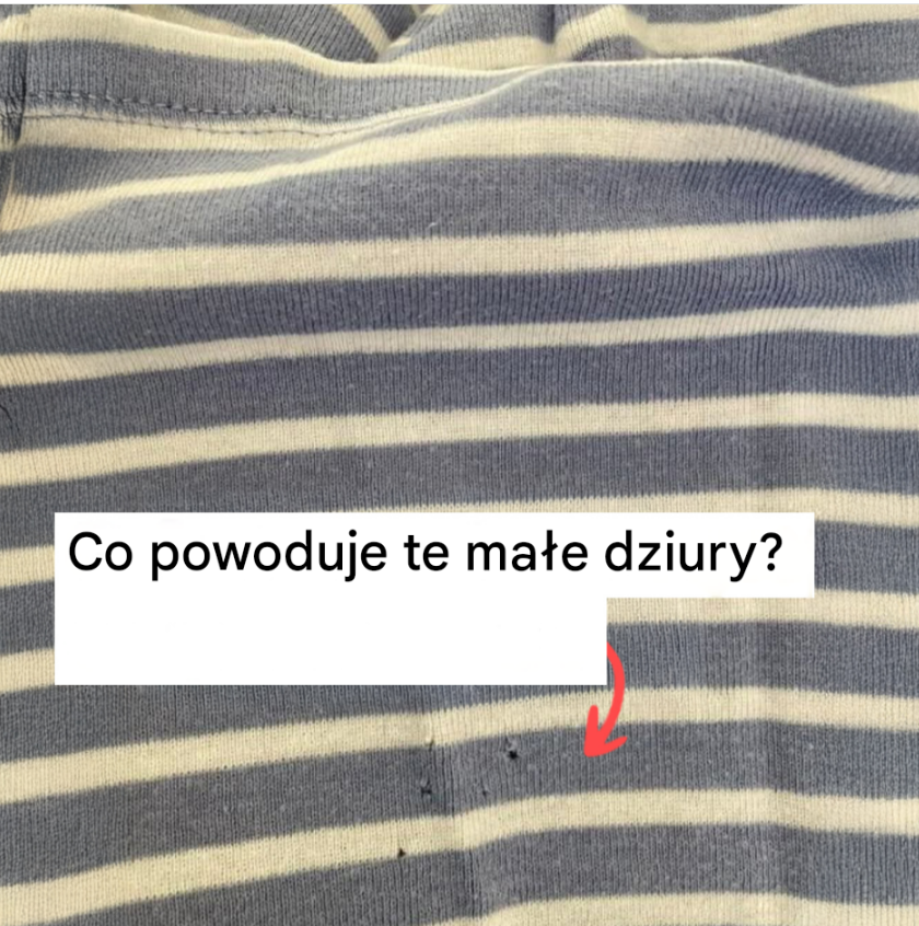 Prawdziwa przyczyna powstawania tych tajemniczych małych dziurek w ubraniach