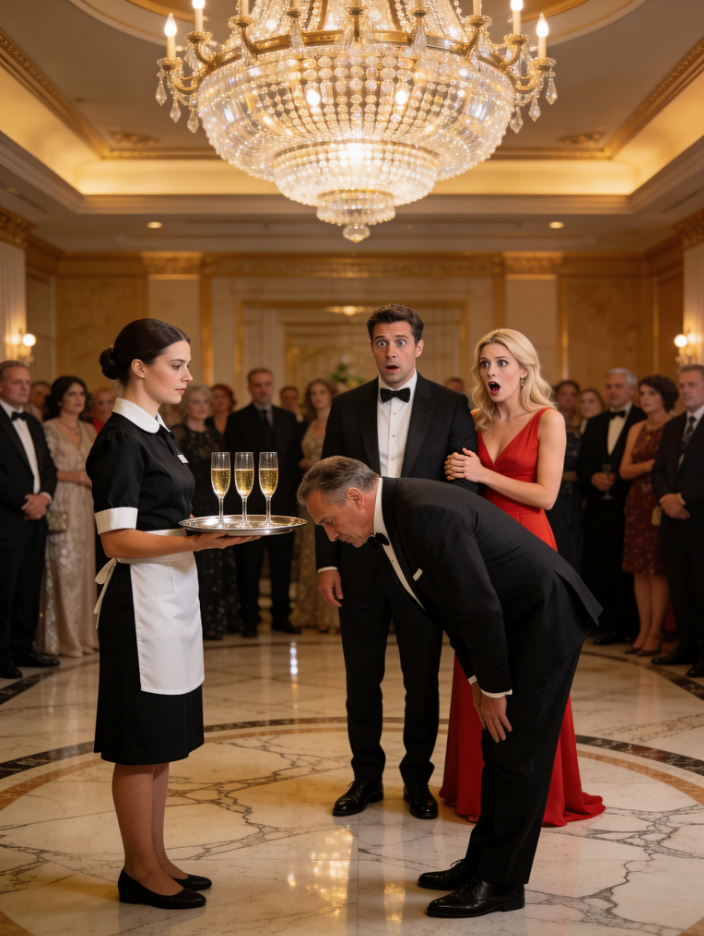 Mój mąż zmusił mnie do zagrania pokojówki na jego przyjęciu z okazji awansu, a nawet obnosił się ze swoją kochanką. Ale wszyscy byli oszołomieni, gdy prezes ukłonił się przede mną i zwrócił się do mnie per „Pani Prezydent”.