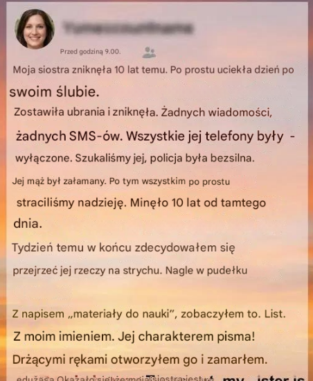 Listy z przeszłości: Jak w końcu zrozumiałem moją siostrę