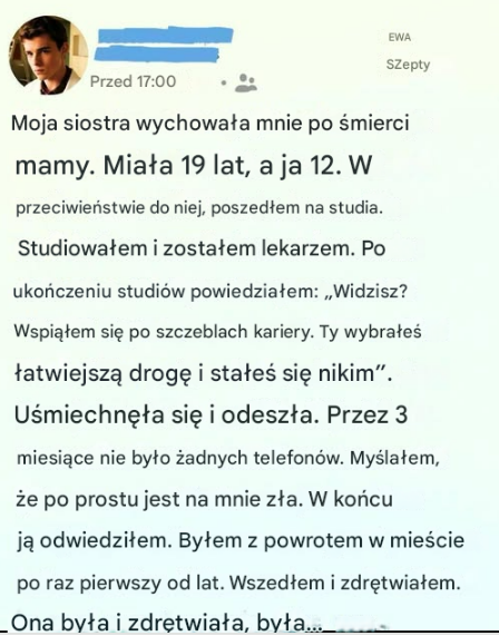 Prawda o siostrzanym poświęceniu i przebaczeniu